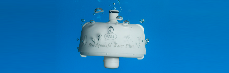 Eliminatie Watergedragen Infectierisico - Point of Use Waterfilters  - PALL Aquasafe 31 dagen en QPoint 62 dagen